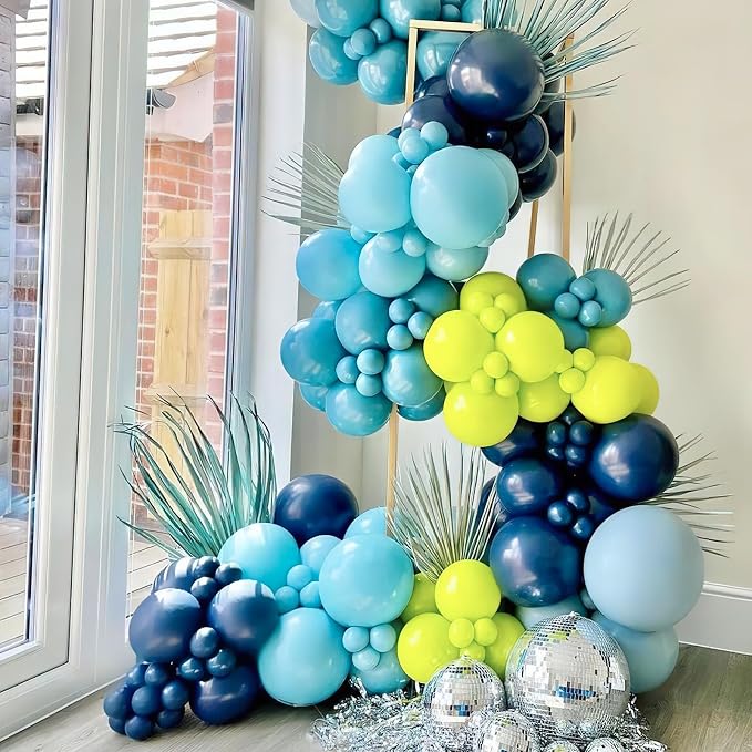 PartyWoo Green Balloon Garland, Birthday Decorations - Image 5