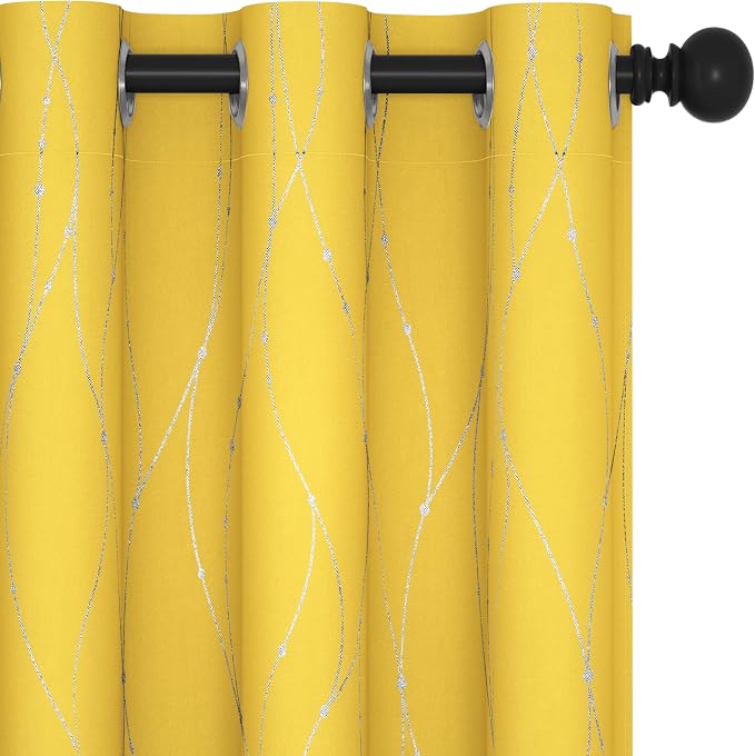 Deconovo Living Room Curtains 36 Inches Long, Thermal Insulated, Room Darkening by Unknown
