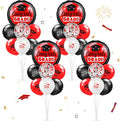 Kasyat 4 Set Green and Black 2026 Graduation Table Centerpiece Balloon Stand by Kasyat