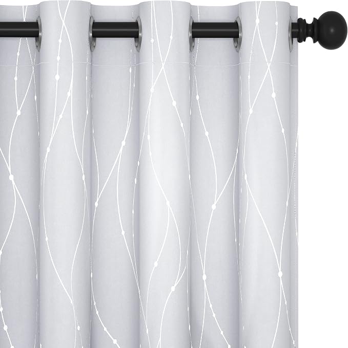 Deconovo Living Room Curtains 54 Inches Long, Thermal Insulated, Room Darkening by Unknown