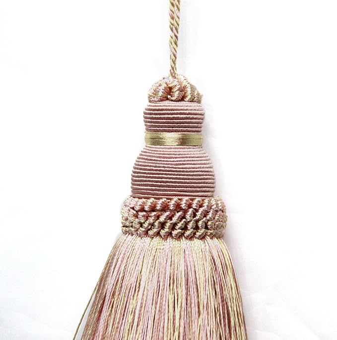 2Pcs Colorful Tassel Key Tassels DIY Accessories | 9.5 Inch Tassels - Image 3