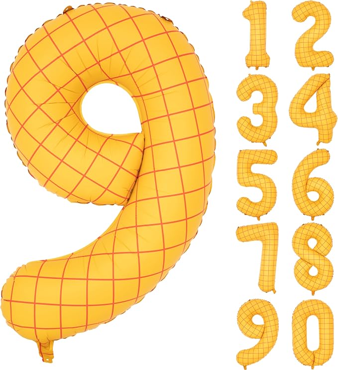 40 In Matte Yellow Number 9 Balloons Helium Foil Mylar Balloon Digital 9 | The by Exquisitehighqualitypartydecorationstomeetyoureveryneed%EF%BC%81