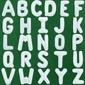 TONIFUL White Letter Balloons 2 Set 16 Inch A-Z Custom Alphabet Banner | 52 Pcs by TONIFUL