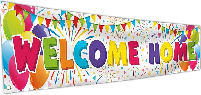 Welcome Home Banner by Bravita