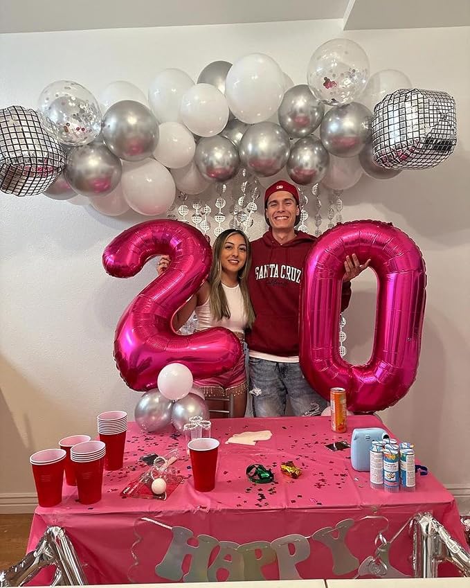 Hot Pink 30 Balloon - Image 4