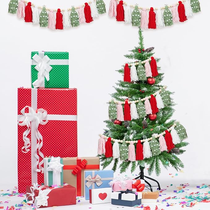 Boho Tassel Christmas Garland - Image 2