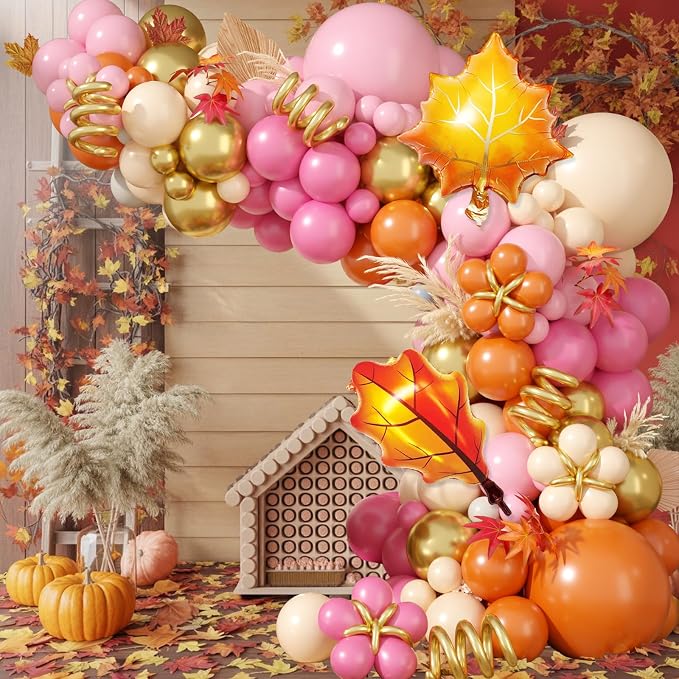 Fall Balloon Arch Kit, Thanksgiving Balloon Garland - Image 6