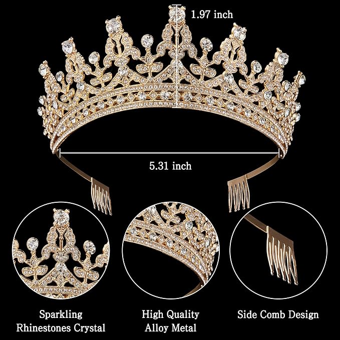 Fesciory Birthday Crown for Women, Adult Fit, Coming of Age Gifts & Halloween - Image 5