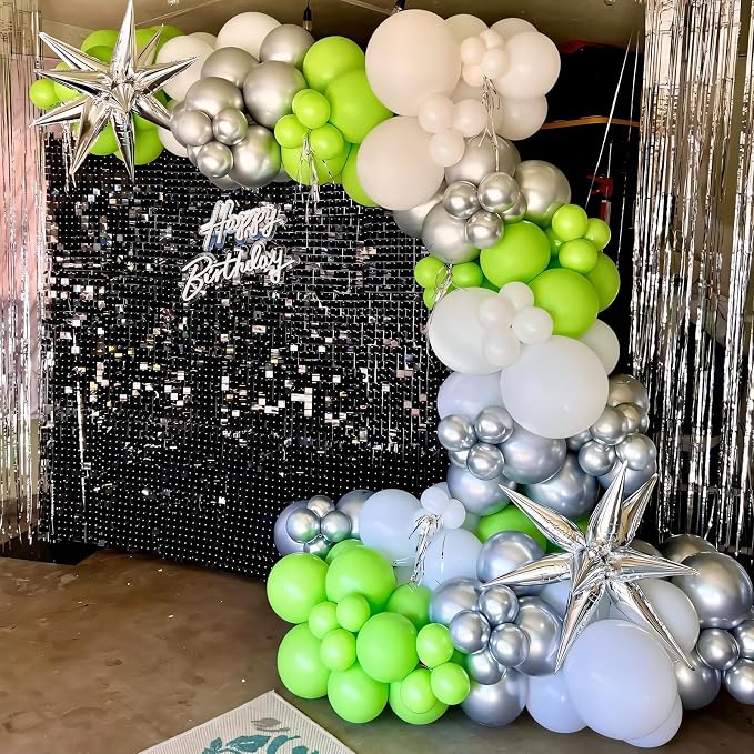 110pcs Lime Green Balloons 12 Inch Latex Balloon - Image 6