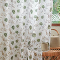 Beauoop Floral Sheer Curtains 72 Inches Long 2 Panels by Beauoop