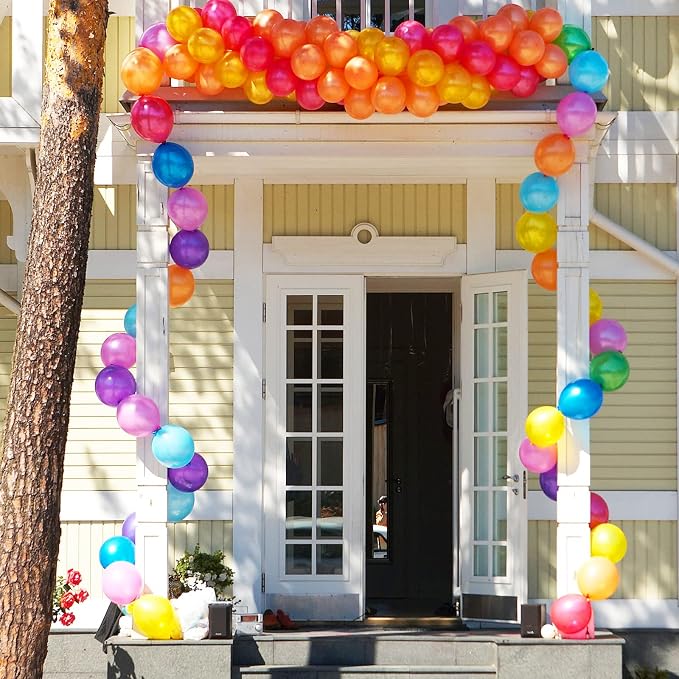 Lenwen 1000 Pcs Balloons Assorted Colors 12 Rainbow Latex Balloons - Image 7