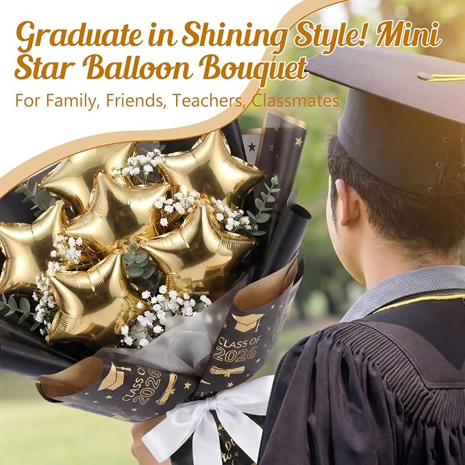 60 Pcs Mini Star Self Inflatable Balloons Bulk - Image 5