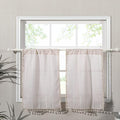 RoomTalks Boho Kitchen Curtains 36 Inch Length French Striped Farmhouse Vintage by RoomTalks