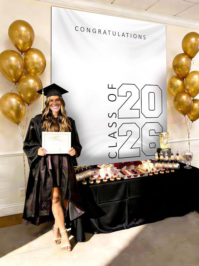 Class of 2026 Graduation Banner 5X6feet - Image 2