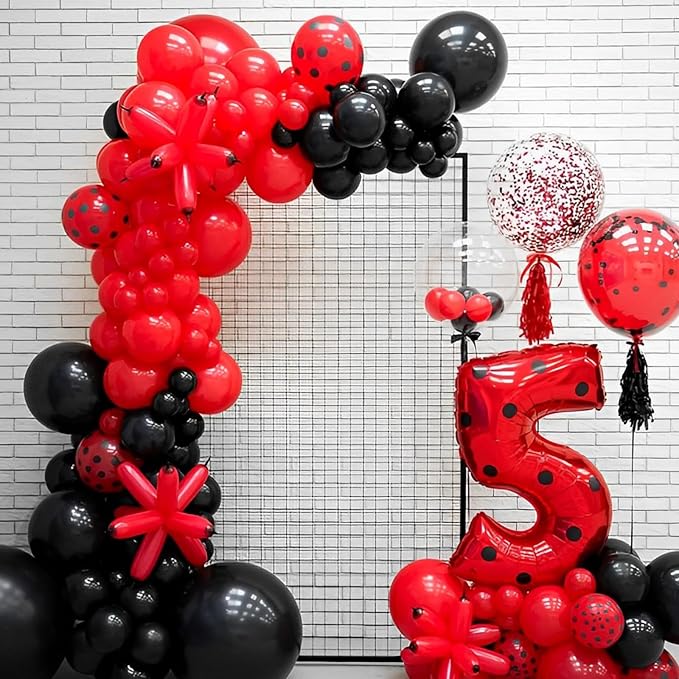 Voircoloria 66pcs Red Latex Party Balloons, 12inch | - Image 8