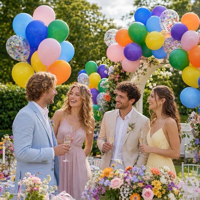 Rainbow Assorted Balloons - Image 7
