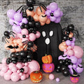 Halloween Balloon Arch Kit for Halloween Theme Party Decorations | Pink Peach by LANGASQUE