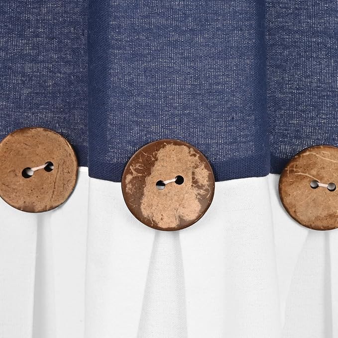 Farmhouse Valance Curtains, Boho Cotton Linen Kitchen Valance, Country Rod - Image 9
