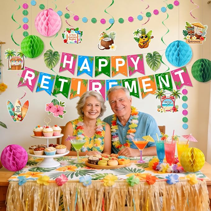 Luau Hawaiian Retirement Party Decorations - Image 5
