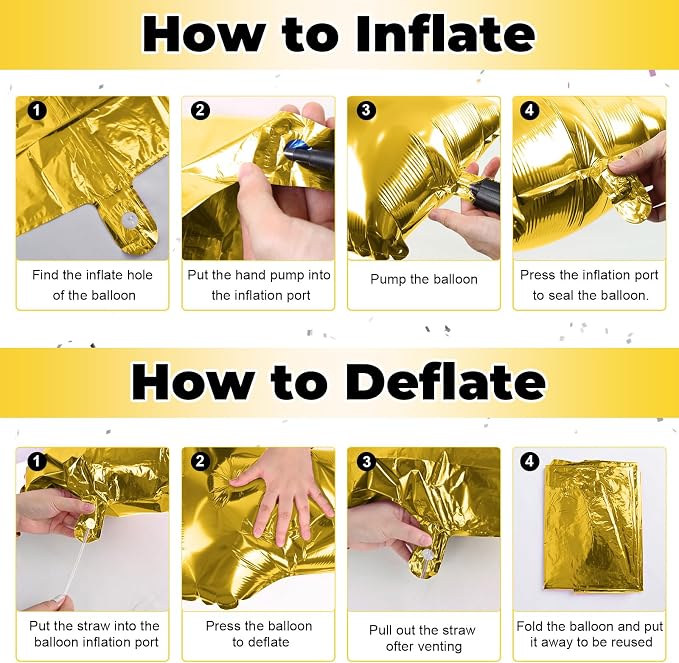 40 Inch Gold HOME Balloon Letters - Image 7