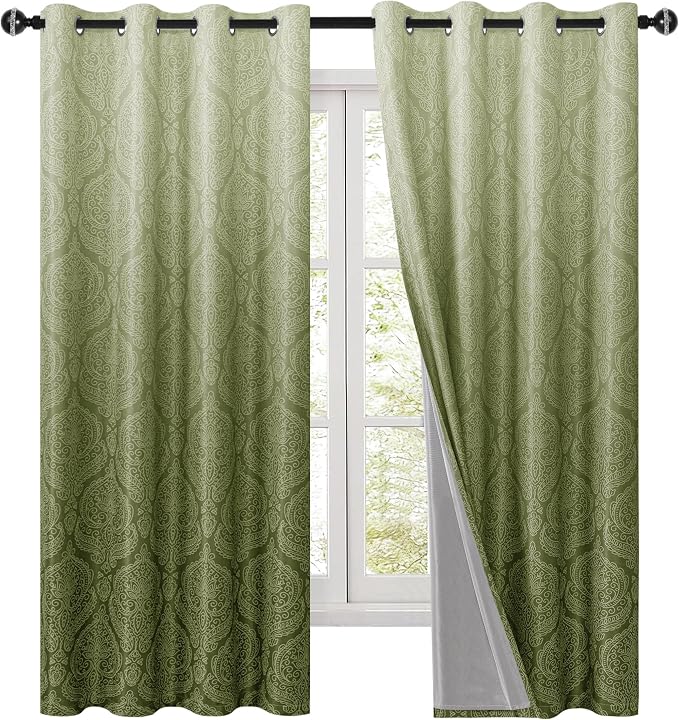DWCN 100% Blackout Curtains for Bedroom - Image 9