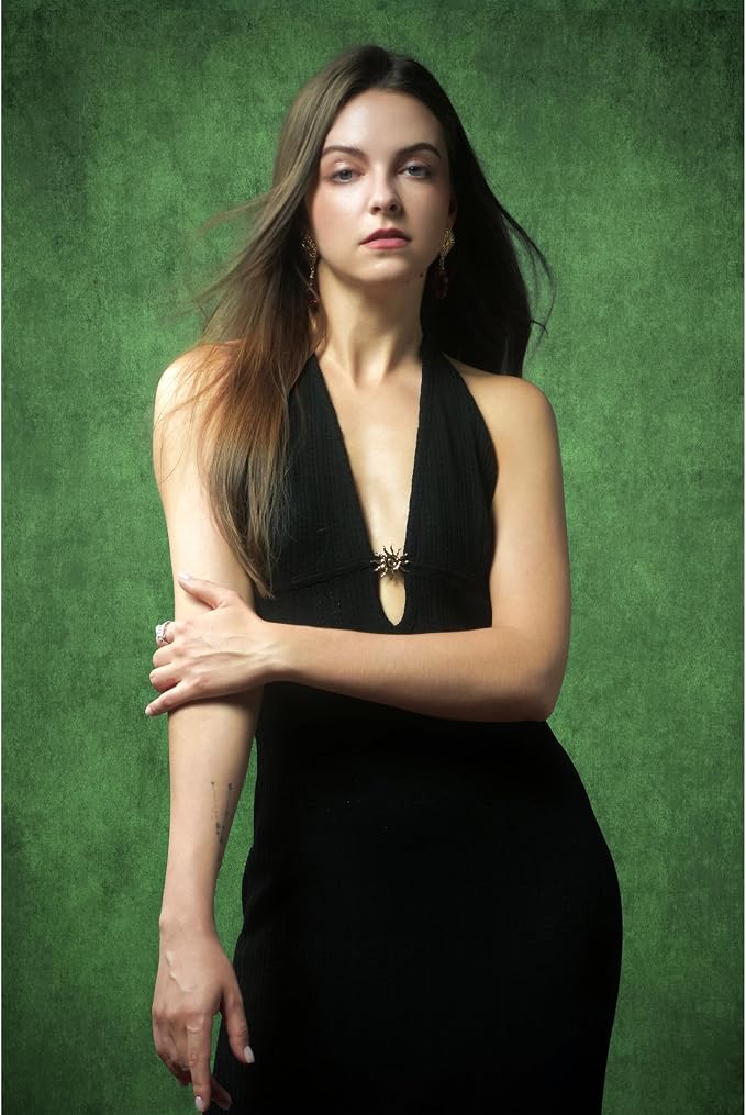UrcTepics 8×12 ft Green Fabric Photo Backdrops, Classic Abstract Texture - Image 3