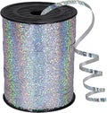 500 Yards Silver Shiny Curling Ribbon Shiny Metallic Roll by Gliberli