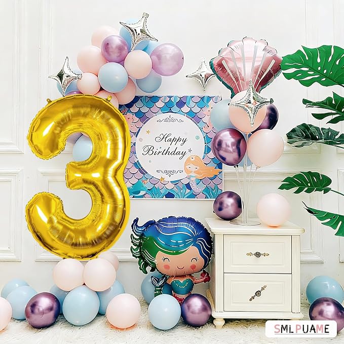 40 Inch Gold Number 30 Balloons, 30th Birthday Party Decorations | Large Self - Image 4