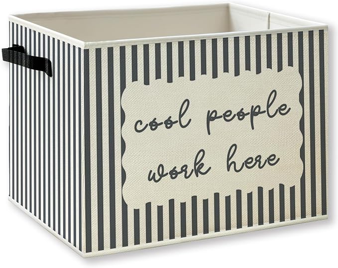 Cool People Work Here Office Storage Basket by KSDUT