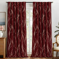 Yakamok Burgundy Blackout Curtains by Yakamok