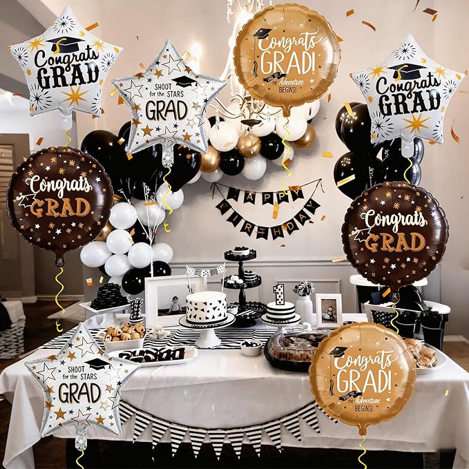 2026 Graduation Foil Balloons Decorations Set, Class of 2026 Balloon - Image 8