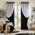 PONY DANCE Black Out Curtains, 52 x 95 inch by PONYDANCE