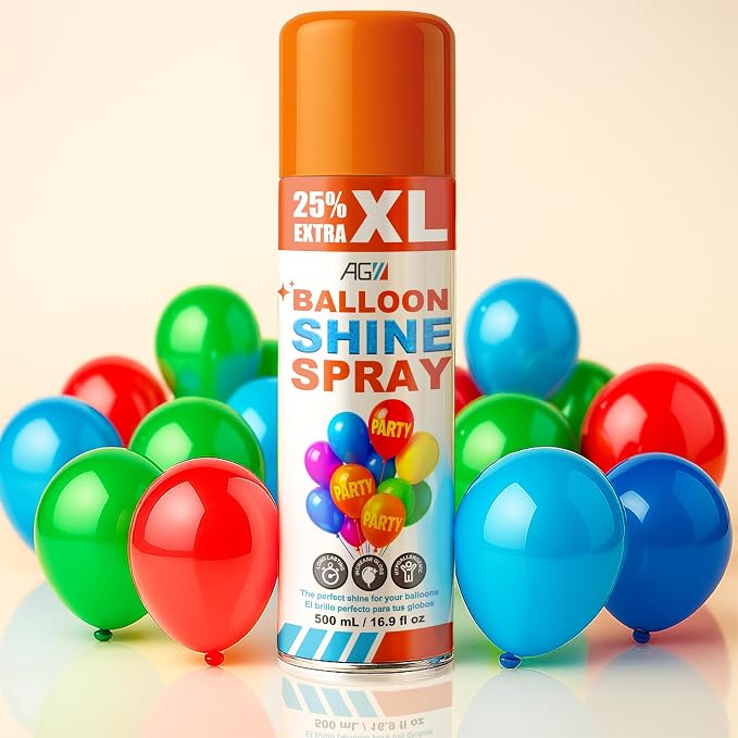 Balloon Shine Spray, High Gloss Finish by AdhesiveGuru