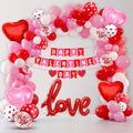 KatchOn Valentines Day Decorations Arch Set, Love Balloons Script, Heart by KatchOn