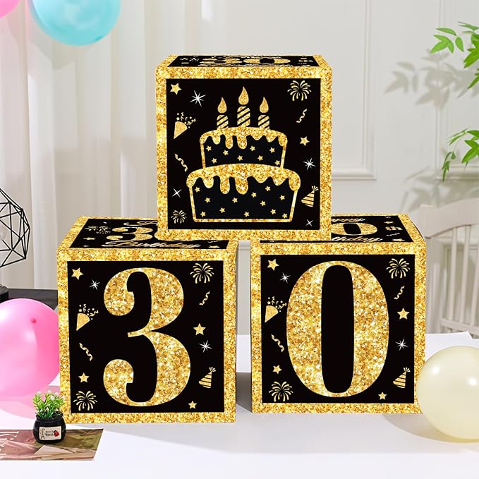 DataMoon 30th Birthday Decorations Boxes - Image 8
