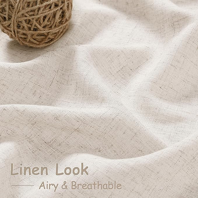 Extra Wide 100 Inch Linen Curtains - Image 5