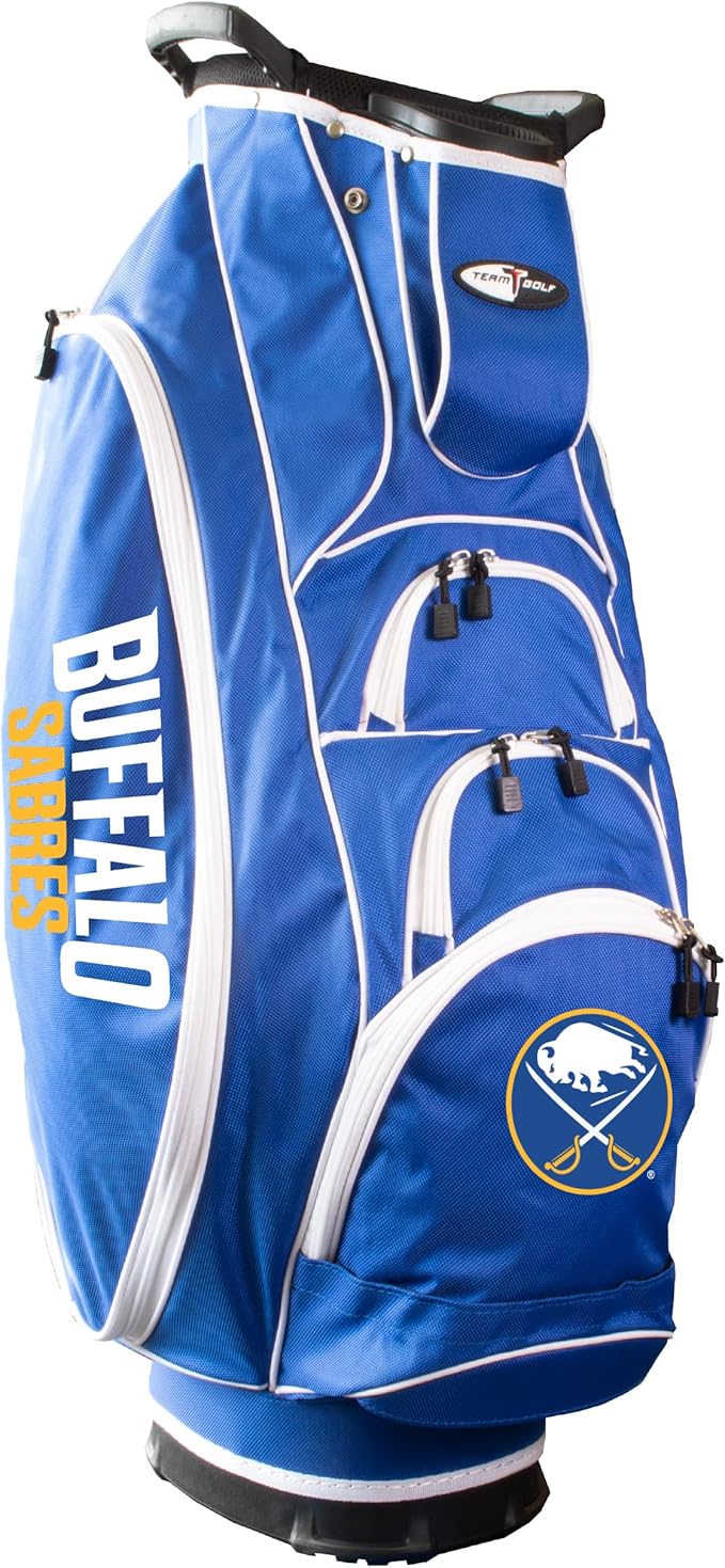 Lightweight, 10-Way Club Divider, Spring Action Stand, Insulated Cooler Pocket, Hook-and-Loop Fastener Glove and Umbrella Holder & Lift Assist Handles