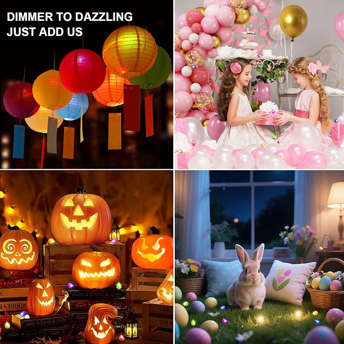 Aogist 100Pcs 10-Colors Balloon Lights - Image 6