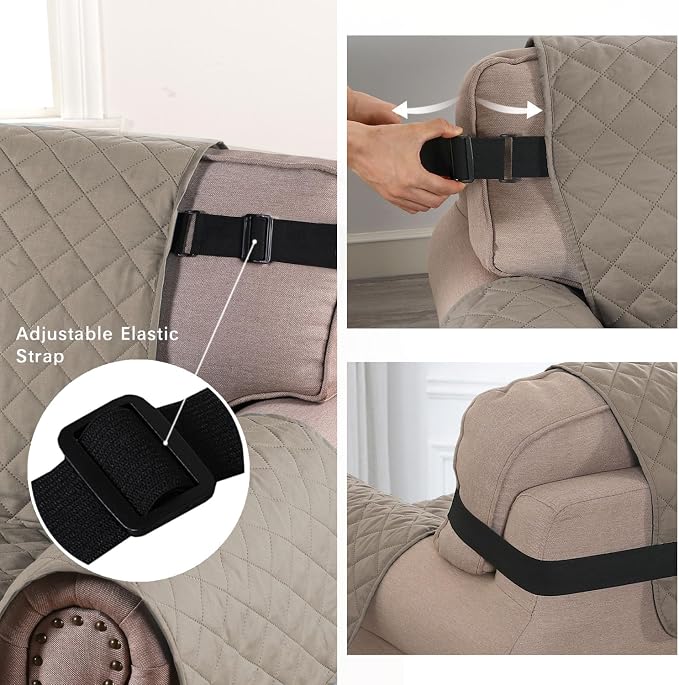 H.VERSAILTEX Sofa Protector for Dogs/Cats/Pets Sofa Covers Slipcover Quilted - Image 4