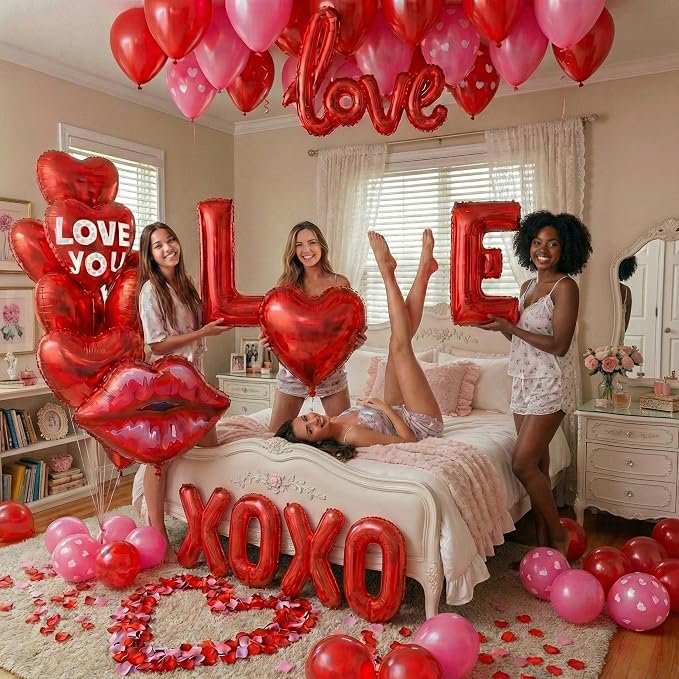 Valentine's day Balloon Garland kit 125Pcs Valentines Day Balloon Arch - Image 2