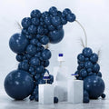 PartyWoo Navy Blue Balloons 99pcs Dark Blue Color 36 18 12 10 5 Inch | 36 18 12 by PartyWoo