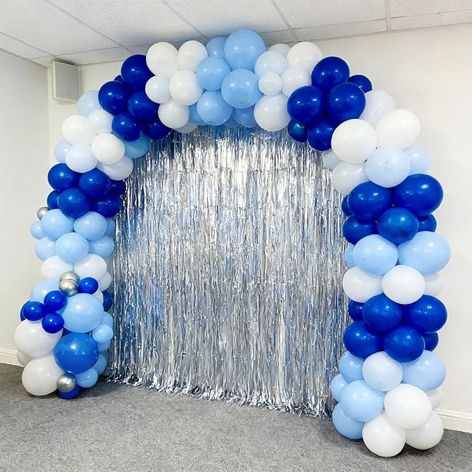 103pcs Blue White Balloon Garland Kit - Image 3