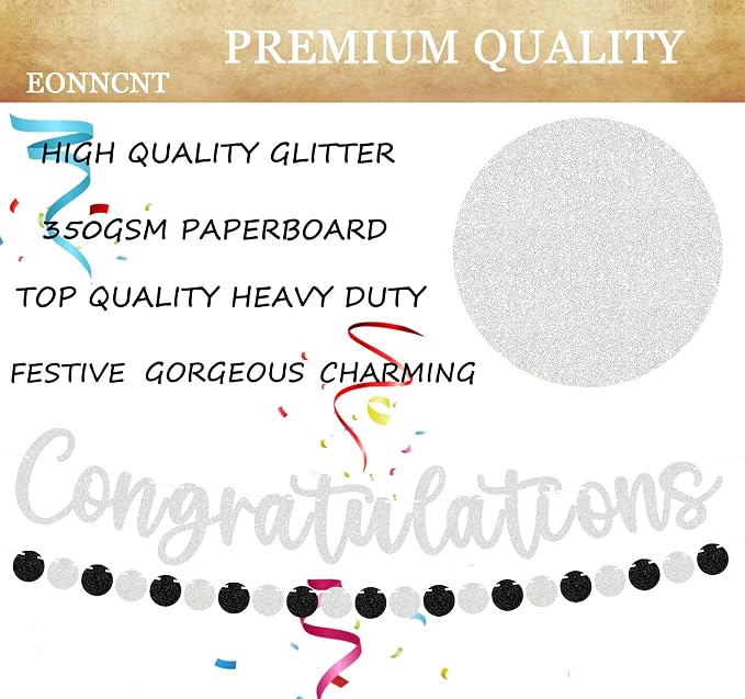 Pre-strung Congratulations Banner - Image 7