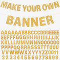 TaoBary 112 Pcs DIY Letter Kit Glitter Customizable Banner Letters Include 107 by TaoBary