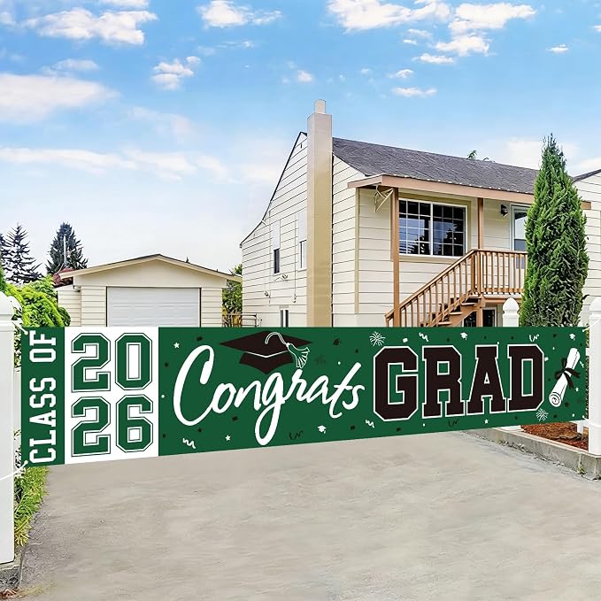 2026 Graduation Yard Sign, Large Congrats Grad Yard Banner Class of 2026 Banner - Image 7