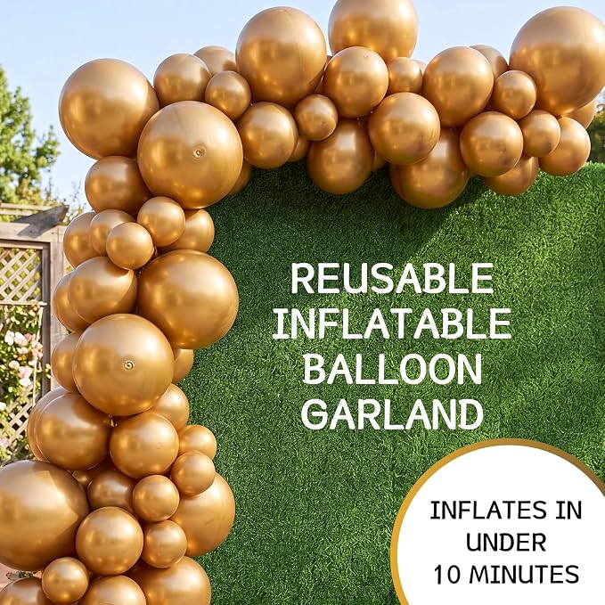 1 Set Reusable Inflatable Balloon Garland Arch Kit, Birthday Wedding Baby - Image 3