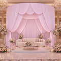 40ftx10ft Wrinkle Free Light Pink Backdrop Curtains by ENJOYYOURPARTY