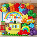 Rainbow Balloon Arch Garland Kit, Watermelon Birthday Party, Back to School by UAEYW