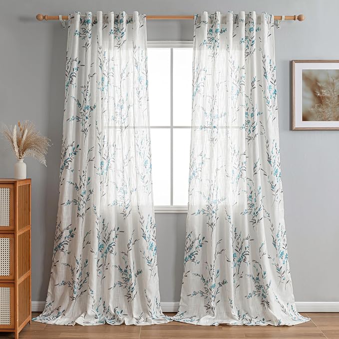 MYSKY HOME Living Room Curtains 108 Inch Long - Image 2