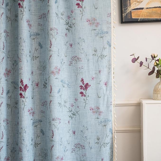 ENJOYBRIDAL Floral 96 Inch Curtains - Image 6
